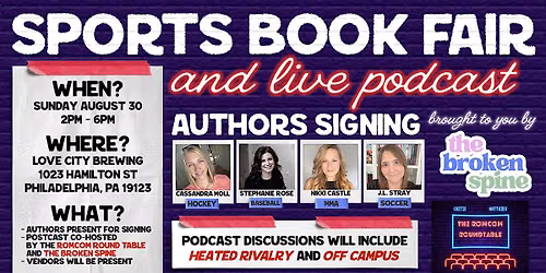 Sports Book Fair + Live Podcast