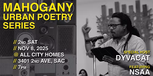 Mahogany Urban Poetry Series: Feat. NSAA