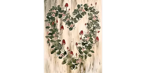 Mushroom Wreath Dream - Paint and Sip in Phoenix | Classpop!\u2122