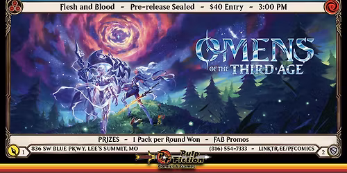 Flesh and Blood Omens of the Third Age Pre-release