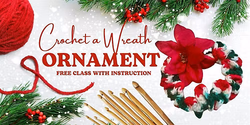 Crochet a Wreath Ornament