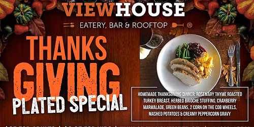 Thanksgiving Plated Special