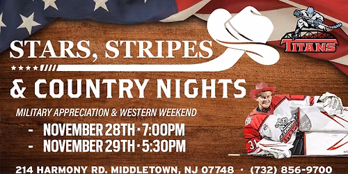 Stars, Stripes and Country Nights at Middletown Sports Complex