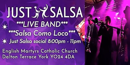 Just Salsa \ud83c\udf89\ud83e\udd73Social with live band\ud83c\udfba\ud83c\udfb7\ud83e\ude8a