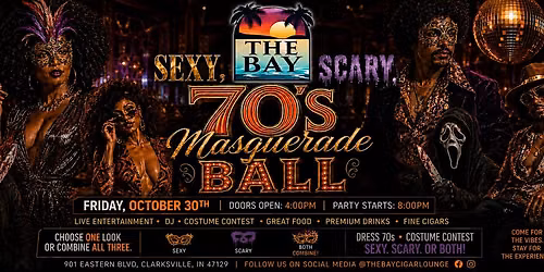 The Bay\u2019s Sexy-Scary-70\u2019s Masquerade Ball