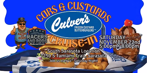 Cars & Custards Cruise-In hosted by Racers and Rods Events