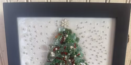 Crushed Glass Christmas Tree Dec 8th at 6pm