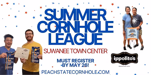 Summer Cornhole League at Suwanee Town Center with Ippolitos [Register by May 26]