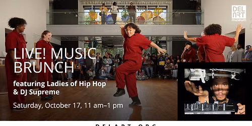 LIVE! Music Brunch featuring the Ladies of HIp Hop, DJ Supreme and Roxey Romeo