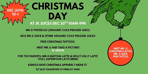 Mr. G Day at JK Juices