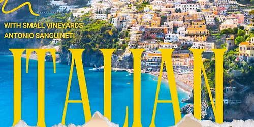 Italian Wine Night With Antonio Sanguineti at Elizabeth Station 