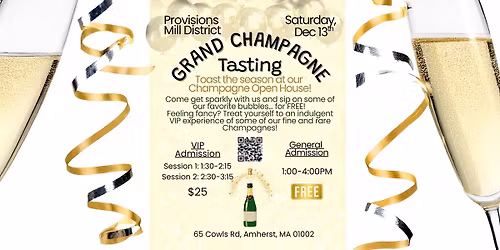 A Grand Champagne Tasting at Provisions!
