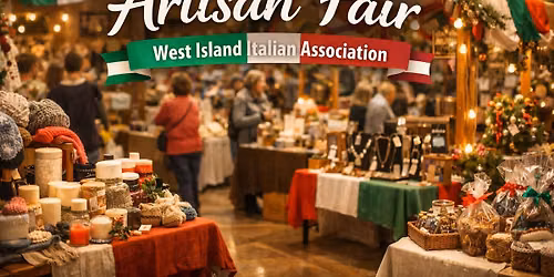 Artisan Fair Vendor Application Hosted by the West Island Italian Association