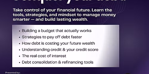 Master your Cashflow & Conquer your Debt