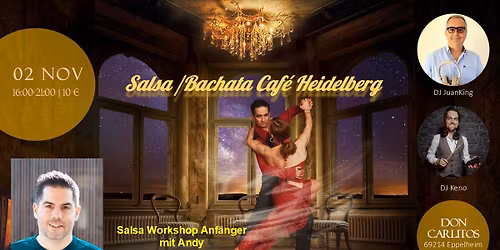 Salsa\/Bachata Caf\u00e9 in Heidelberg