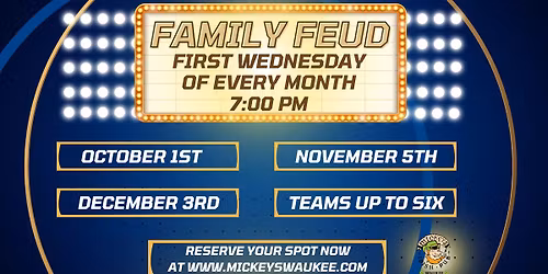 Family Feud Game Night at Mickey's in Waukee!