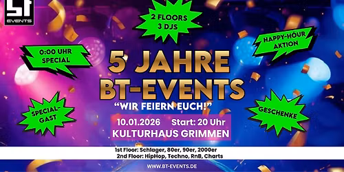 5 Jahre BT-Events