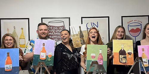 Paint & Sip - Liverpool Skyline