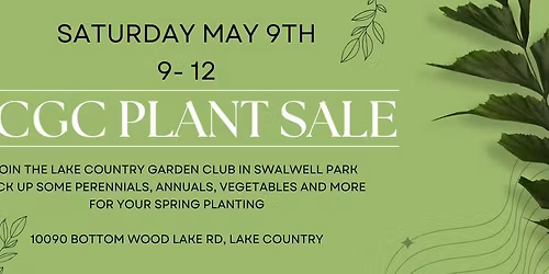 LCGC Plant Sale