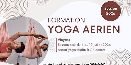 Formation Yoga a\u00e9rien 50h