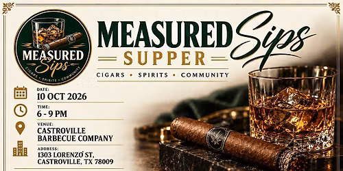 Measured Sips Supper