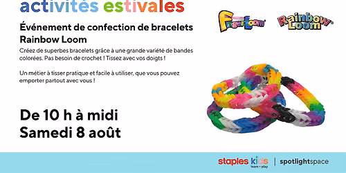 \u00c9v\u00e9nement de confection de bracelet chez Bureau en Gros Magasin 76