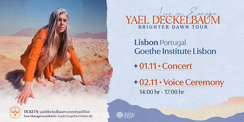 Yael Deckelbaum - Live in Lisbon - Brighter Dawn Tour