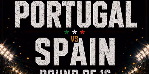 Portugal vs Spain Round of 16 Match Watch at The Greatest Bar