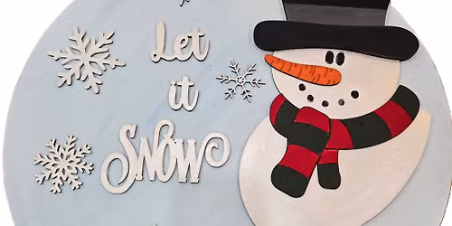 Let It Snow Wood Round, Sunday, November 9th, at 1 pm