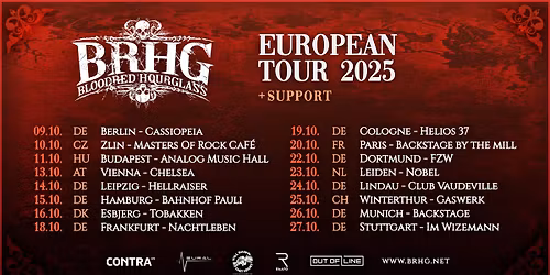 Bloodred Hourglass - European Headline Tour 2025 I Stuttgart