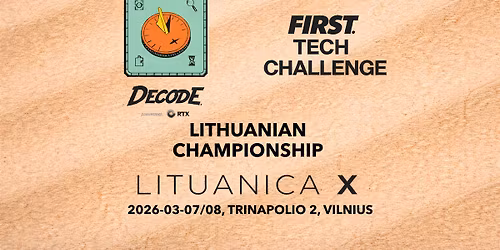 FIRST Tech Challenge Lithuanian Championship