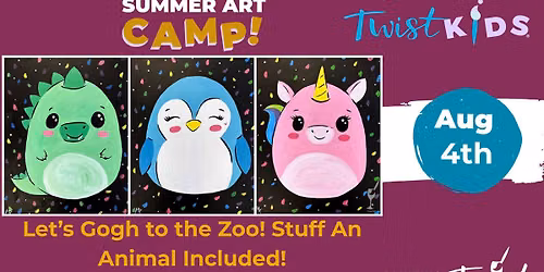 TWIST KIDS CAMP! LET'S GOGH TO THE ZOO STUFF AN ANIMAL INCLUDED!
