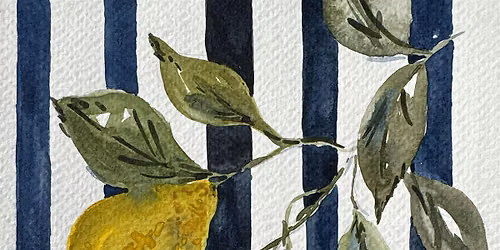 Watercolour Breakfast - guided watercolour painting class