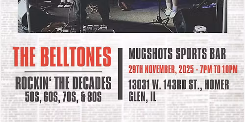 The Belltones at Mugshots 11-29-25