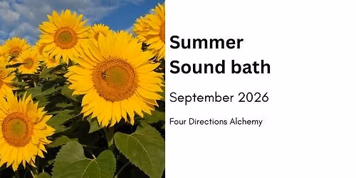 \u2728 Sound Bath | September 2026