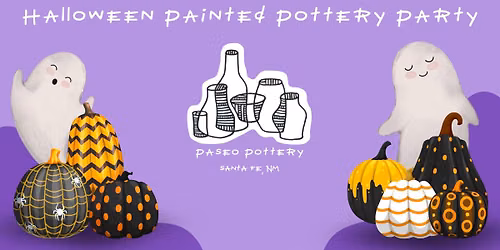 Halloween Painted Pottery Party
