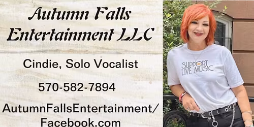 Autumn Falls Entertainment returns to Grotto Pizza, Wilkes Barre