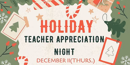 Teacher Appreciation Night