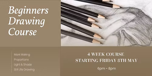 Drawing Foundations: A 4 Week Evening Drawing Course For Beginners