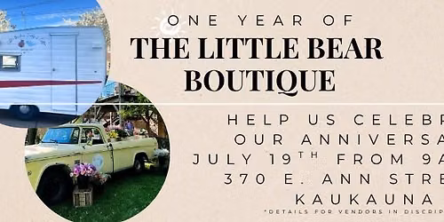 Anniversary Celebration at The Little Bear Boutique