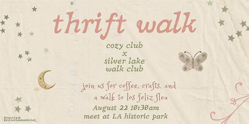 8.22 Cozy Club x SLCW Thrift Walk