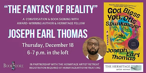 Book Signing & Reading with Hermitage Fellow Joseph Earl Thomas