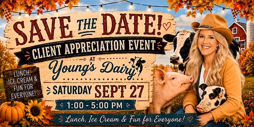 Amy Stamps\u2019 Annual Client Appreciation Event at Young\u2019s Dairy
