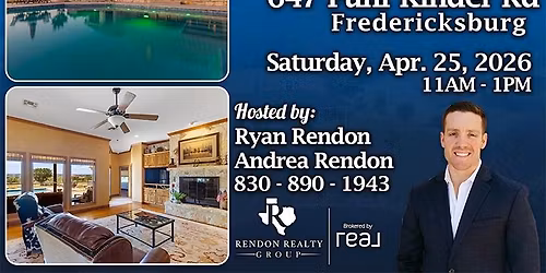 OPEN HOUSE: 647 Funf Kinder Rd, Fredericksburg, TX 78624