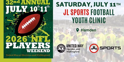 2026 JL Sports Football Youth Clinic - NFL Players' Weekend