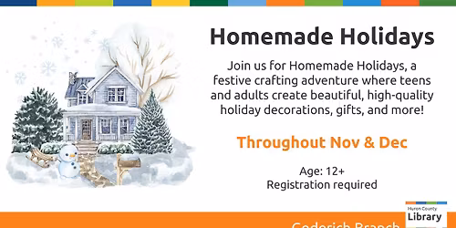 Homemade Holidays - Goderich Branch
