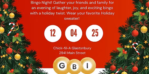 Family Bingo at Chick-fil-A Glastonbury