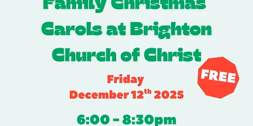 Family Carols and FREE Sausage Sizzle