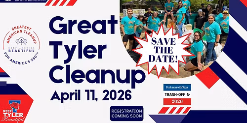 Great Tyler Cleanup 2026