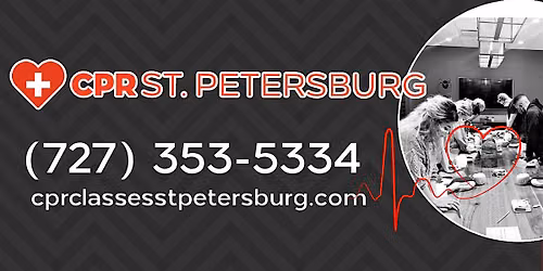 Red Cross BLS CPR and AED Class in St. Petersburg.